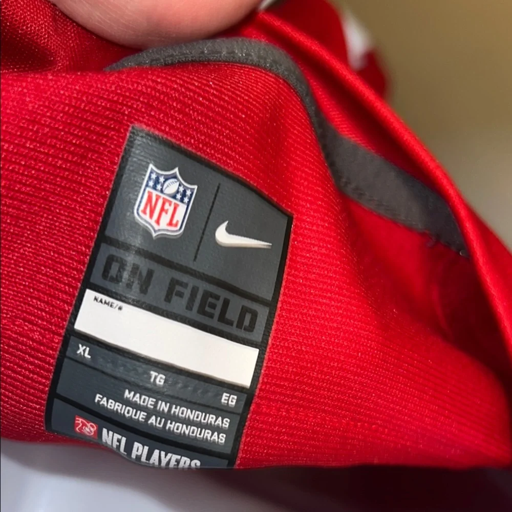 San Francisco 49ers Nike Jersey #99 Women’s Size XL Red White Oversized Top